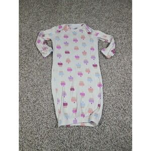 Baby Grey's Bamboo cupcake gown 0-3m
